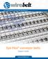 The Trusted Metal Conveyor Belt Manufacturer. Eye-Flex conveyor belts. Support Guide.