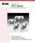 ZFC Series. Air Suction Filter. In-line Type with One-touch Fittings