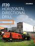 JT20 HORIZONTAL DIRECTIONAL DRILL TRENCHLESS