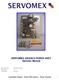 SERVOMEX 335A2014 PURGE ASSY Operator Manual