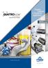 Solutions. Applications. Expert. Hygienic. for. QuattroTec Quaternary Diaphragm Pumps. Where Innovation Flows. quattroflow.com