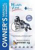OWNER S MANUAL. Manufactured & Distributed by. Transfer Wheelchair