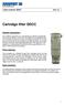 Cartridge filter SDCC