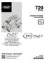T20. (Diesel) Scrubber Sweeper Parts Manual. North America / International Rev. 18 (5-2016) *331501*