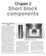 Short block components