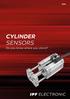 CYLINDER SENSORS. Do you know where you stand?
