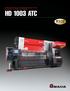 Servo/Hydraulic Press Brake With Automatic Tool Changer HD 1003 ATC