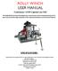 ROLLY WINCH USER MANUAL