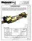 03100C RAIL PULLER. DIMENSION Overall length 99 (2515mm) Width 34 (864mm) Height 17 (432mm)