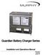 Guardian Battery Charger Series. Installation and Operations Manual Section 75