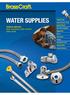 WATER SUPPLIES. Solutions delivered Better engineering, better selection, better results
