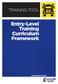 Entry-Level Training Curriculum Framework