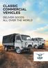 CLASSIC COMMERCIAL VEHICLES DELIVER GOODS ALL OVER THE WORLD