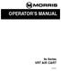 OPERATOR S MANUAL 9s Series VRT AIR CART
