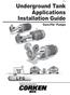 Underground Tank Applications Installation Guide