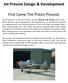 Jet Provost Design & Development. First Came The Piston Provost: