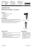 JUMO MIDAS S06. OEM-Pressure Transmitter Low Pressure. Applications. Brief description. Customer benefits. Special features
