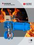 MAXIFLUSS. Fire-safe Rotary Plug Valves