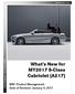 What s New for MY2017 S-Class Cabriolet (A217) MBC Product Management Date of Revision: January 4, Mercedes-Benz Canada