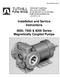 Service Manual #67. Installation and Service Instructions 6000, 7000 & 8000 Series Magnetically Coupled Pumps