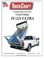 TruckCraft Corporation Rev. 1/28/2016 I Table of Contents