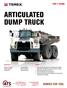 ArTiculATed dump Truck