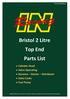 Bristol 2 Litre Top End Parts List
