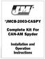 JMCB-2003-CASPY. Complete Kit For CAN-AM Spyder