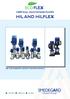 VERTICAL MULTISTAGE PUMPS HIL AND HILFLEX SEE OUR FLEXDRIVE LEAFLET FOR DRIVE DETAILS. reliable efficient quality. Pumping Technology