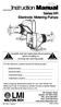 Instruction Manual Series HH Electronic Metering Pumps
