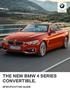 THE NEW BMW 4 SERIES CONVERTIBLE. SPECIFICATION GUIDE.