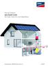Planning Guidelines SMA SMART HOME The System Solution for more Independence