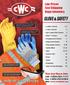 GLOVE & SAFETY. Low Prices Fast Shipping Huge Inventory. Three Easy Ways to Order. Continental Western Corporation