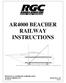 AR4000 BEACHER RAILWAY INSTRUCTIONS