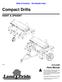 Compact Drills 606NT & 3P606NT P Parts Manual. Copyright 2018 Printed 07/10/18