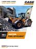 F-SERIES WHEEL LOADERS 721F I 821F I 921F FASTER, FUEL EFFICIENT TIER 2 EU STAGE II.   EXPERTS FOR THE REAL WORLD SINCE 1842