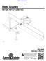 Rear Blades RBT1560, RBT1572 & RBT M Operator s Manual. Table of Contents. Copyright 2011 Printed 6/28/11