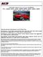 Chevrolet Camaro Exhaust System Installation PN s , , , , , , , , , , ,