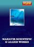 MAHAVIR SCIENTIFIC & ALLIED WORKS