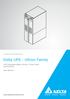 Delta UPS - Ultron Family. HPH Integrated Battery Series, Three Phase 20/30/40 kva. User Manual.