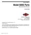 Model 6006i Parts. Manual # Effective Serial Number #3970 and up. Revised