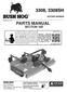 3308, 3308SH PARTS MANUAL SECTION ROTARY MOWER