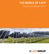 THE WORLD OF LAPP. Products for photovoltaic 2016/17