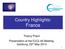 Country Highlights: France. Thierry Priem Presentation at the ExCo 46 Meeting, Salzburg, 23 rd May 2013