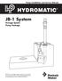 Pump Installation and Service Manual JB-1 System Sewage Ejector Pump Package