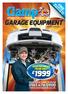 FREE DELIVERY ON ALL ORDERS OVER 25 * GARAGE EQUIPMENT CATALOGUE STARTER PACKS FROM ONLY ORDER NOW BY PHONE OR ONLINE.