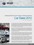 Car Sales Interesting Patterns but No Change in Parking Dimensions. August 2013 Pg 1