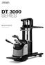 DT 3000 SERIES. Specifications Double Stacker