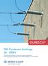 DM Condenser bushings, kV DURESCA
