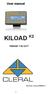 User manual KILOAD K2 Version 1 to 2.4.7